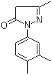structure of CAS# 18048-64-1, 3-Methyl-1-(3,4-dimethylphenyl)-2-pyrazolin-5-one;2-(3,4-Dimethylphenyl)-2,4-dihydro-5-methyl-3H-pyrazol-3-one