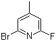 结构式 CAS# 180608-37-1, 2-溴-6-氟-4-甲基吡啶
