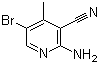 structure of CAS# 180994-87-0, 2-Amino-5-bromo-3-cyano-4-picoline;2-Amino-3-cyano-4-methyl-5-bromopyridine