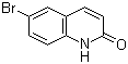 结构式 CAS# 1810-66-8, 6-溴喹啉-2-酮; 6-溴喹啉-2(1H)-酮