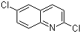 结构式 CAS# 1810-72-6, 2,6-二氯喹啉
