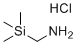 1-(Trimethylsilyl)-Methylamine hydrochloride molecular structure (CAS 18166-01-3)