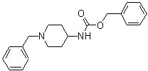 结构式 CAS# 182223-53-6, (1-苄基哌啶-4-基)氨基甲酸苄酯