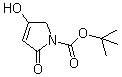 结构式 CAS# 182352-48-3, 2,5-二氢-4-羟基-2-氧代-1H-吡咯-1-甲酸叔丁酯