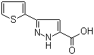 结构式 CAS# 182415-24-3, 3-(2-噻吩基)-1H-吡唑-5-甲酸
