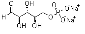 结构式 CAS# 18265-46-8, D-核糖 5-磷酸酯二钠盐