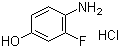 结构式 CAS# 18266-53-0, 2-氟-4-羟基苯胺盐酸盐