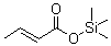 结构式 CAS# 18269-64-2, 三甲基硅烷基巴豆酸酯