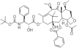 结构式 CAS# 183133-96-2, 卡巴他赛