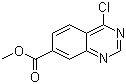 结构式 CAS# 183322-47-6, 4-氯-7-喹唑啉羧酸甲酯
