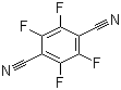 structure of CAS# 1835-49-0, Tetrafluoroterephthalonitrile;2,3,5,6-Tetrafluoro-1,4-benzenedicarbonitrile