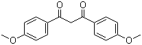 结构式 CAS# 18362-51-1, 1,3-双(4-甲氧基苯基)-1,3-丙二酮