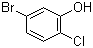 结构式 CAS# 183802-98-4, 5-溴-2-氯苯酚
