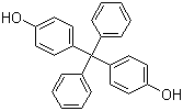 4,4'-Dihydroxytetraphenylmethane molecular structure (CAS 1844-01-5)