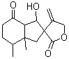 structure of CAS# 18456-02-5, Octahydro-3'-hydroxy-7',7'a-dimethyl-4-methylenespiro[furan-3(2H),2'-[2H]indene]-2,4'(1'H)-dione