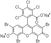 结构式 CAS# 18472-87-2, 酸性红 92; 荧光桃红