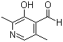 结构式 CAS# 1849-49-6, 3-羟基-2,5-二甲基吡啶-4-甲醛