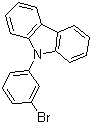 结构式 CAS# 185112-61-2, 9-(3-溴苯基)-9H-咔唑