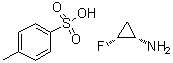 structure of CAS# 185225-84-7, (1S,2R)-2-Fluorocyclopropanamine 4-methylbenzenesulfonate