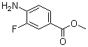 结构式 CAS# 185629-32-7, 4-氨基-3-氟苯甲酸甲酯