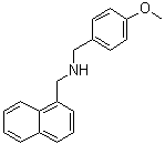 结构式 CAS# 185669-79-8, N-[(4-甲氧基苯基)甲基]-1-萘甲胺