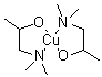 结构式 CAS# 185827-91-2, 二[1-(二甲基氨基)-2-丙醇]铜