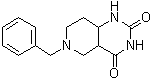 结构式 CAS# 1860793-92-5, 六氢-6-(苯基甲基)-吡啶并[4,3-d]嘧啶-2,4(1H,3H)-二酮