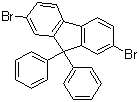 structure of CAS# 186259-63-2, 2,7-Dibromo-9,9-diphenylfluorene;9,9-Diphenyl-2,7-dibromofluorene