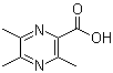 结构式 CAS# 186534-01-0, 3,5,6-三甲基吡嗪-2-羧酸