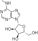 结构式 CAS# 1867-73-8, N6-甲基腺苷