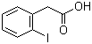 结构式 CAS# 18698-96-9, 2-碘苯乙酸