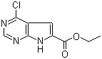 结构式 CAS# 187725-00-4, 4-氯-7H-吡咯并[2,3-d]嘧啶-6-甲酸乙酯