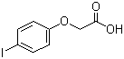 结构式 CAS# 1878-94-0, 对碘苯氧乙酸