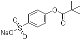 structure of CAS# 188114-91-2, 2,2-Dimethylpropanoic acid 4-sulfophenyl ester sodium salt