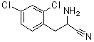 structure of CAS# 1889970-48-2, alpha-Amino-2,4-dichlorobenzenepropanenitrile