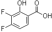 结构式 CAS# 189283-51-0, 3,4-二氟水杨酸
