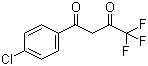 结构式 CAS# 18931-60-7, 1-(4-氯苯基)-4,4,4-三氟丁烷-1,3-二酮