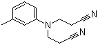 structure of CAS# 18934-20-8, 3,3'-((3-Methylphenyl)imino)bispropanenitrile;3,3'-(m-Tolylimino)dipropiononitrile