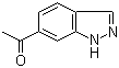 结构式 CAS# 189559-85-1, 1-(1H-吲唑-6-基)乙酮