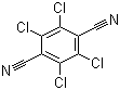 structure of CAS# 1897-41-2, Tetrachloroterephthalonitrile;2,3,5,6-Tetrachloroterephthalonitrile