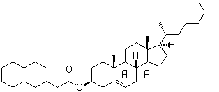 胆固醇月桂酸酯分子结构 (CAS 1908-11-8)