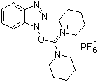 结构式 CAS# 190849-64-0, HBPipU; (苯并三氮唑-1-基氧基)二哌啶碳鎓六氟磷酸盐