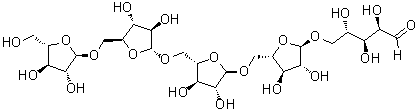 Arabinopentaose molecular structure (CAS 190852-25-6)