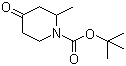 结构式 CAS# 190906-92-4, 1-叔丁氧羰基-2-甲基哌啶-4-酮