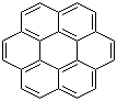 Coronene molecular structure (CAS 191-07-1)