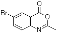 structure of CAS# 19165-25-4, 6-Bromo-2-methyl-4H-3,1-benzoxazin-4-one;6-Bromo-2-methyl-4H-benzo[d][1,3]oxazin-4-one