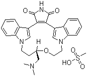 结构式 CAS# 192050-59-2, Ruboxistaurin 甲磺酸盐