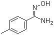 结构式 CAS# 19227-13-5, 4-甲基苯甲酰胺肟; N-羟基-4-甲基苯甲脒; N-羟基-4-甲基苄脒