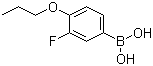 结构式 CAS# 192376-68-4, 3-氟-4-丙氧基苯硼酸