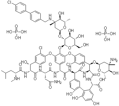 结构式 CAS# 192564-14-0, 奥利万星二磷酸盐